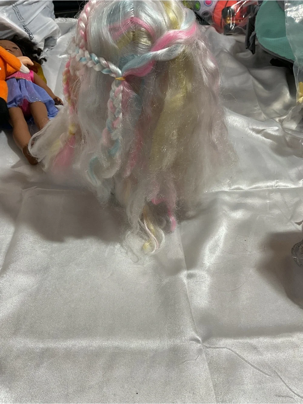 Rainbow Pastel Fashion Doll - Pink, Blue & White